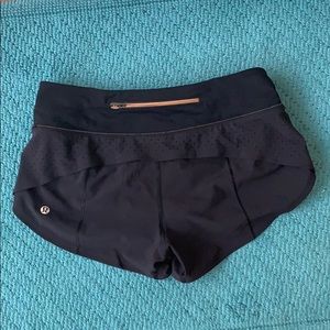 Women’s black Lululemon shorts